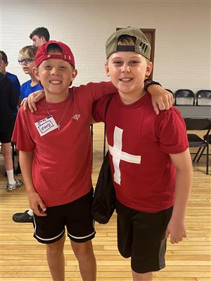 Twin Day- Jr First Aid in training!