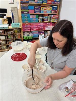 We Made Home Made Ice Cream Today!