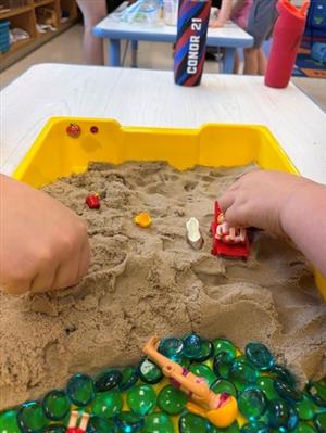 We built sand castles