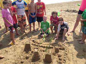 Sand Castle Contest Beach Day