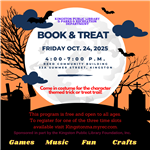 Book and Treat 2025