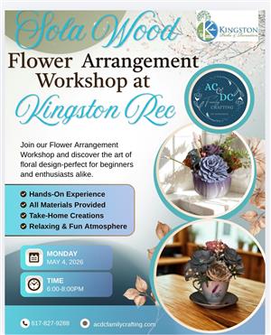 Sola Wood Flower Arrangement Workshop