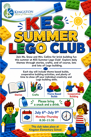 2026 KES Summer LEGO Club