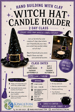 Witch Hat Candle Holder