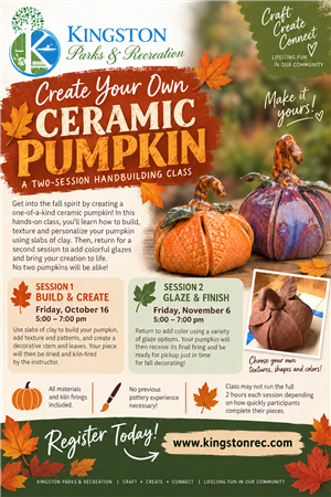 2026 Ceramic Pumpkin Class