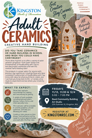Adult Ceramics Class
